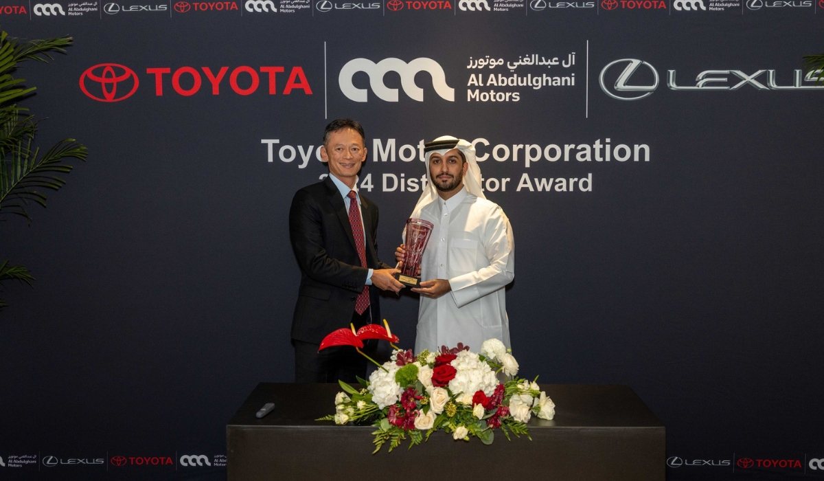 Al Abdulghani Motors Receives Prestigious Gold Award from Toyota Motor Corporation